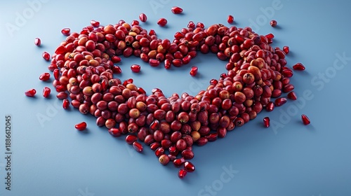 Fresh PomegranateIsolated on White Juicy Fruit