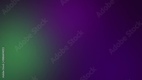 Blurred purple and green bright lights on gradient background
