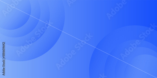 Abstract blue gradient background with smooth circular shapes and a modern design. Ideal for technology, digital, and futuristic themes