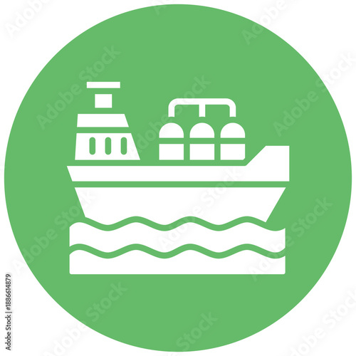 Oil Ship Icon