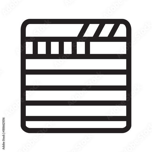 home lab setup black line icon. Vector isolated element.