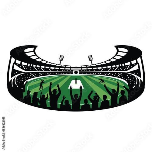 Spectators celebrate a thrilling moment during a football game at stadium