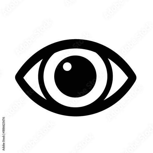 Line icon of a fish with swirling motion.