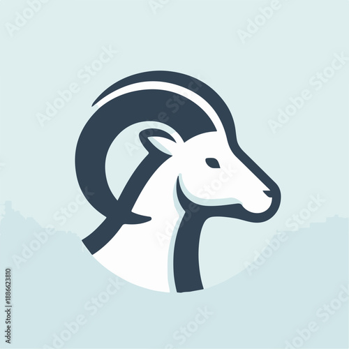 simple minimalist animal silhouette vector logo