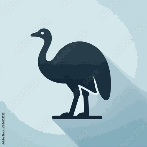 simple minimalist animal silhouette vector logo