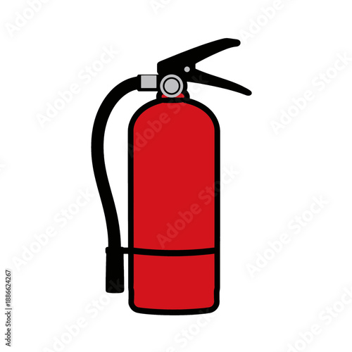 Red Fire Extinguisher Vector Icon