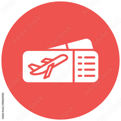Flight Ticket Icon