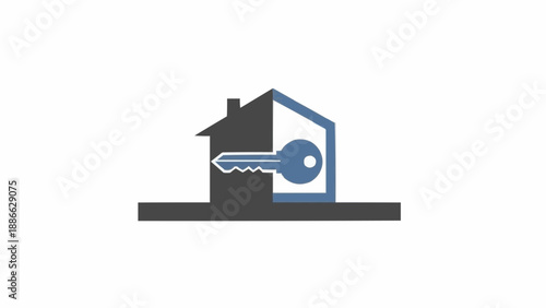 Key to a house symbol.