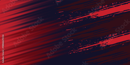 Abstract glowing wave lines on dark blue background. Dynamic wave pattern. Modern flowing wavy lines. Futuristic technology concept. Suit for banner, poster, cover, brochure, flyer, website