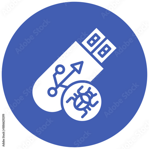Pendrive Virus Icon