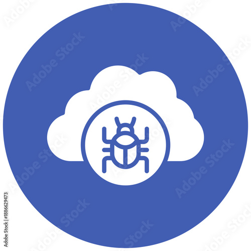 Cloud Virus Icon