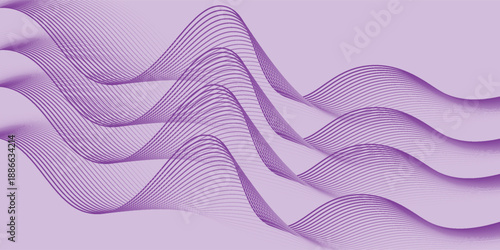 Abstract White Background with Pearl Waves. Blue, Pink, Purple, Silver and Gray Minimal Pattern with Line Texture. Elegant Light Gradient