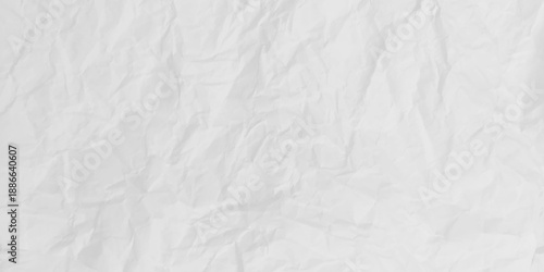 Close-up macro of crumpled white paper texture,Macro Shot Showcases The Texture Of Crumpled White Paper Highlighting Light