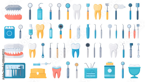 Dental Tools and Equipment for Oral Care.