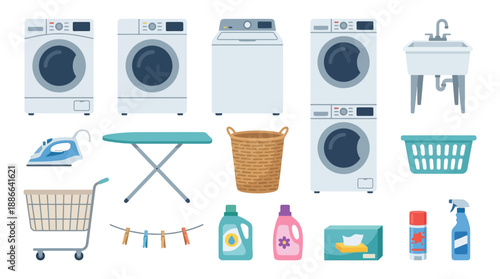 Household Appliances and Laundry Accessories Collection.