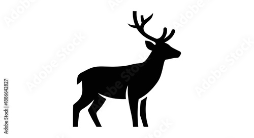 deer silhouette vector