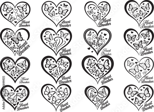 Valentine's Day, Heart Breaker SVG