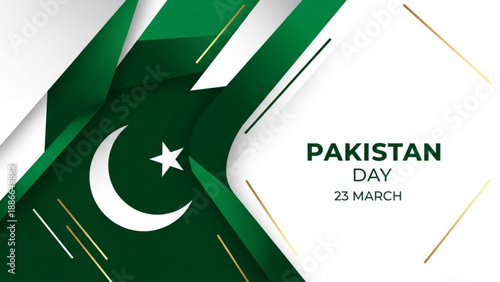 Pakistan Day Celebration with Green and White Theme on 23rd March