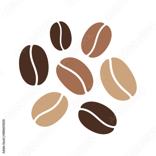 Scattered Coffee Beans - Aromatic Aroma Collection
