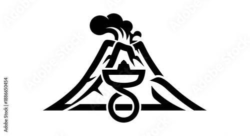 Cartoon rabbit holding skateboard on pink