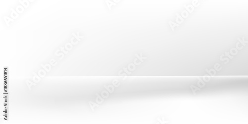PrintWhite grey gradient studio room background. Vector EPS 10