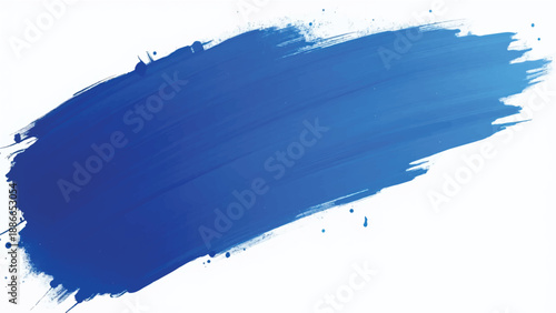 Blue paint brush strokes abstract background. Brush strokes art. Ble brush stroke on white background. 