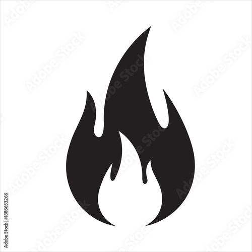 vector image of a black and white horse