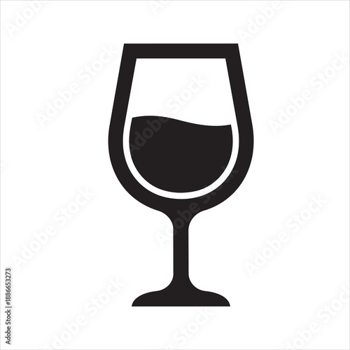 wine glass with a glass