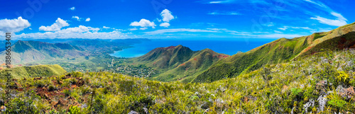 Panoramic Mountain Landscape in Mont-Dore, New Caledonia