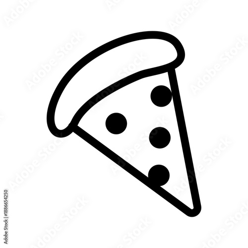 pizza piece icon design illustration simple