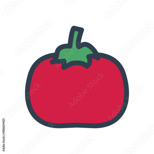 tomato icon design illustration simple