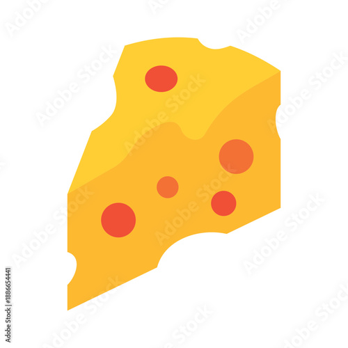 cheese pizza icon design illustration simple