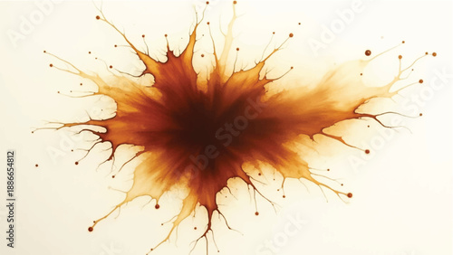 Coffee stains. Coffee stains isolated on a clean background. Coffee stains and drops.
