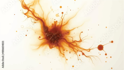 Coffee stains. Coffee stains isolated on a clean background. Coffee stains and drops.