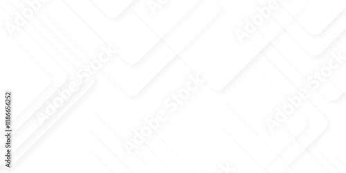 Modern Abstract white background design with layers of textured white transparent material in triangle and squares shapes. White color technology concept geometric line vector background.