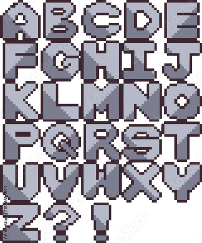 Retro Pixel Art Icon Set: Cafe and Stationery Collection for Game Assets and Digital Stickers