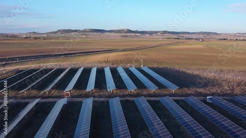 Small scale solar power plant for land investment and self consumption