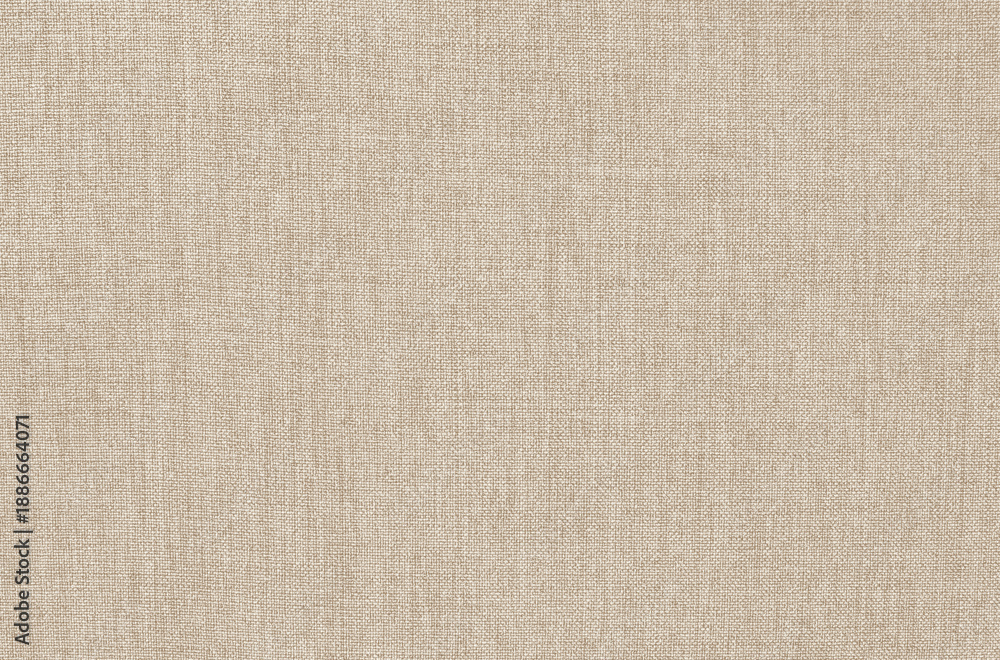 Fototapeta premium Brown linen fabric cloth texture for background, natural textile pattern.