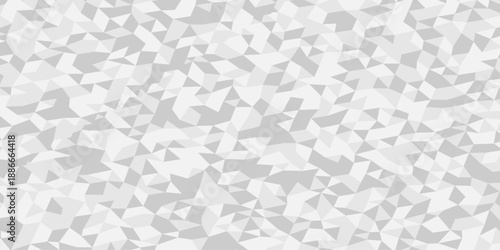 Abstract geometric wall tile and metal cube background triangle wallpaper. Seamless geometric pattern low polygon backdrop background. Gray diamond overlap polygonal background.