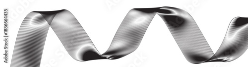 3d render of a metal sign symbol made of many spheres