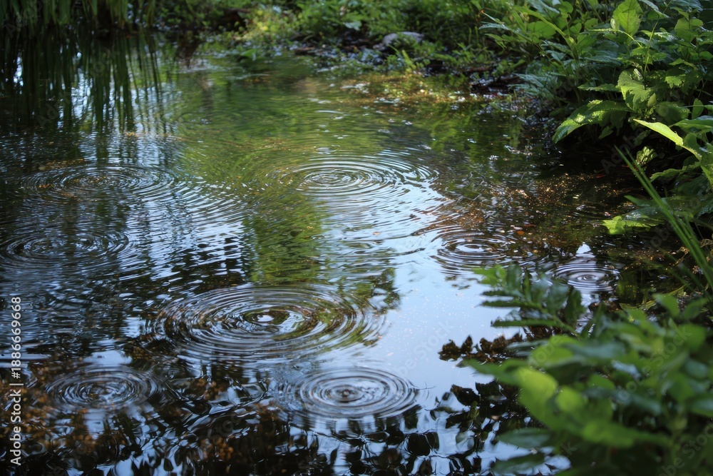 Obraz premium pond water