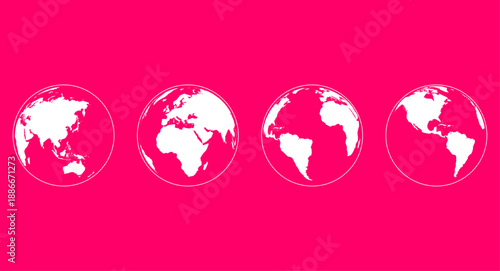 pianeta terra, emisferi, mondo, rotazione pianeta, fusi orari