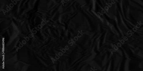Paper texture background, Old paper background ripple soft black pattern wave crumple. Crushed and creased soft paper. Abstract wrinkle effect grunge and rough backdrop vintage page.