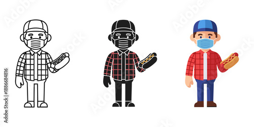 Vector Illustration of Construction Workers