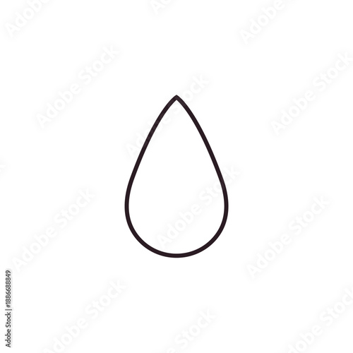 water droplets sweating sweat splash drop liquid emoji symbol sign icon vector illustration isolated flat