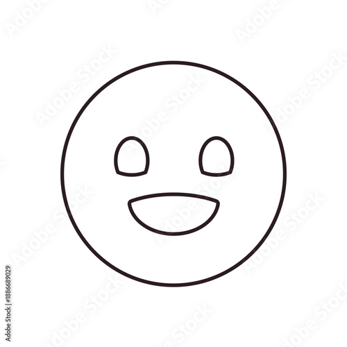 Grimacing Face with clenched teeth nervousness, embarrassment awkwardness expression nervous emoji symbol sign icon vector illustration isolated flat eek