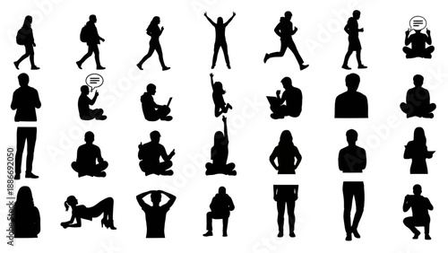 Chatbot conversation bubbles and paper planes flying in dark space vector illustration