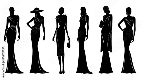 Drone flying at night with bright light trails vector illustration isolated on black background