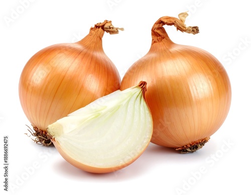 Wallpaper Mural Golden Onions - Fresh and Flavorful Culinary Ingredient for Cooking. Torontodigital.ca