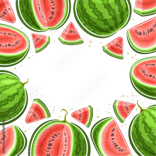 Vector illustration of Watermelons